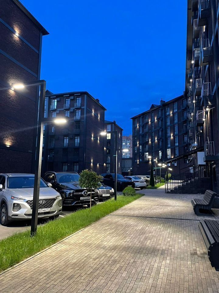 Уютная однокомнатная квартира в новом доме со свежим ремонтом